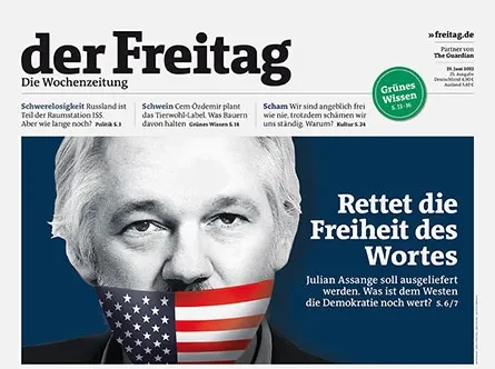Cover der Freitag-Ausgabe 25/2022