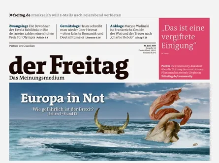 Cover der Freitag-Ausgabe 26/2016