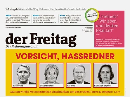 Cover der Freitag-Ausgabe 26/2019