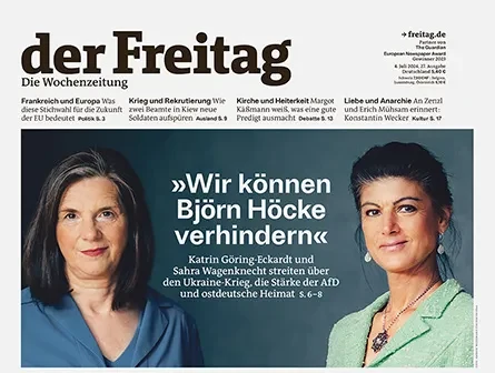 Cover der Freitag-Ausgabe 27/2024