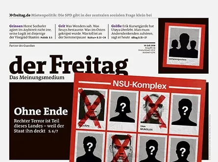 Cover der Freitag-Ausgabe 29/2018