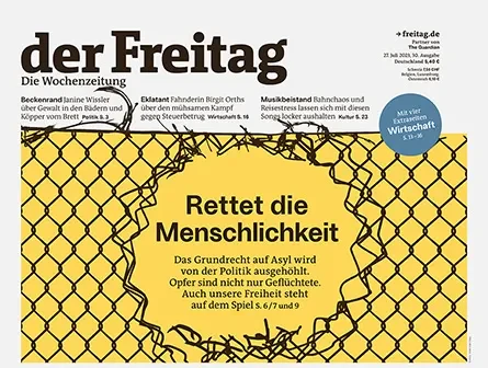 Cover der Freitag-Ausgabe 30/2023