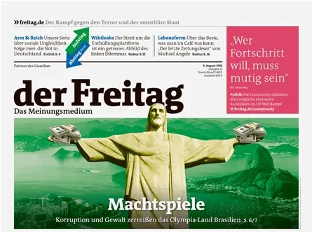 Cover der Freitag-Ausgabe 31/2016