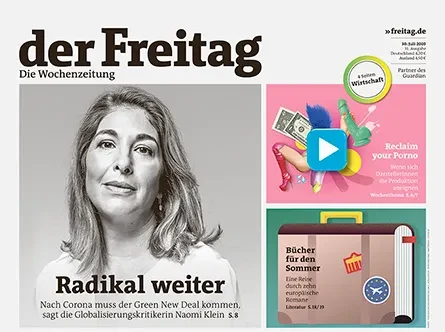 Cover der Freitag-Ausgabe 31/2020
