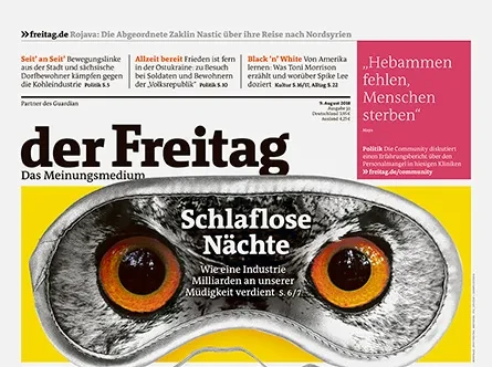 Cover der Freitag-Ausgabe 32/2018