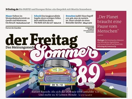 Cover der Freitag-Ausgabe 32/2019