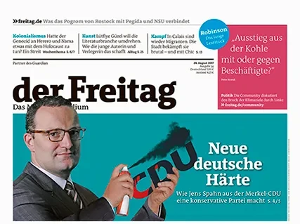 Cover der Freitag-Ausgabe 34/2017