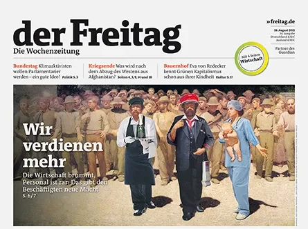 Cover der Freitag-Ausgabe 34/2021