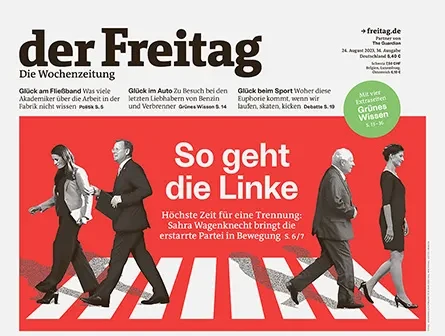 Cover der Freitag-Ausgabe 34/2023