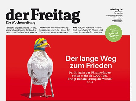 Cover der Freitag-Ausgabe 34/2025