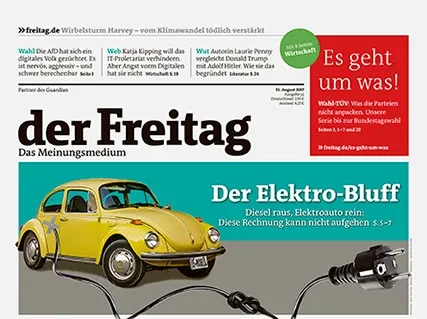 Cover der Freitag-Ausgabe 35/2017