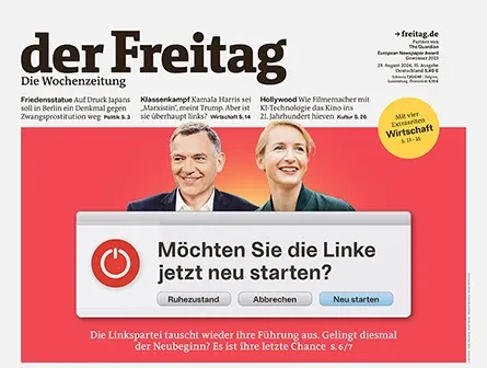 Cover der Freitag-Ausgabe 35/2024