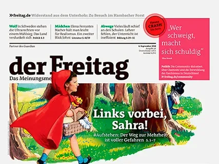 Cover der Freitag-Ausgabe 36/2018