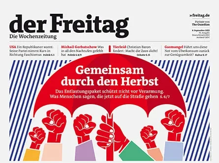 Cover der Freitag-Ausgabe 36/2022