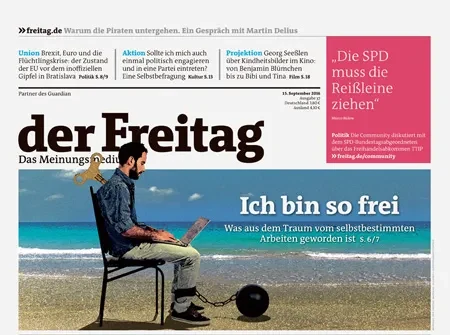 Cover der Freitag-Ausgabe 37/2016