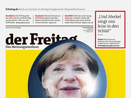 Cover der Freitag-Ausgabe 37/2017