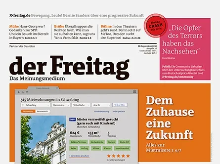 Cover der Freitag-Ausgabe 38/2018
