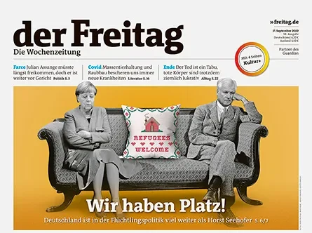 Cover der Freitag-Ausgabe 38/2020