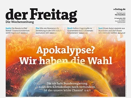 Cover der Freitag-Ausgabe 38/2021