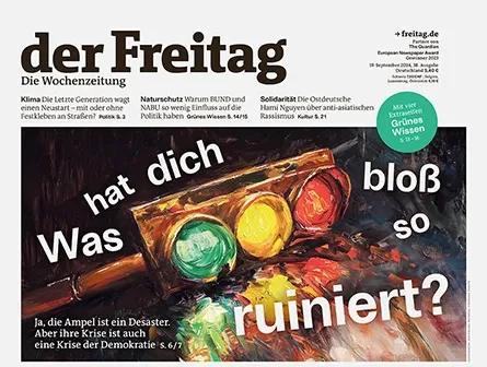 Cover der Freitag-Ausgabe 38/2024