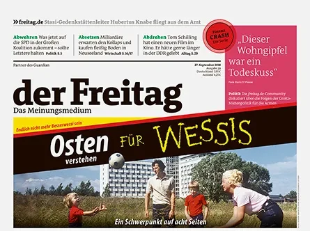 Cover der Freitag-Ausgabe 39/2018