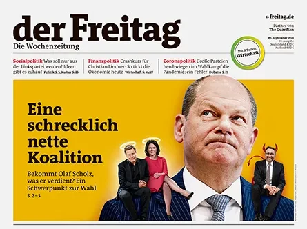 Cover der Freitag-Ausgabe 39/2021