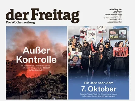 Cover der Freitag-Ausgabe 40/2024