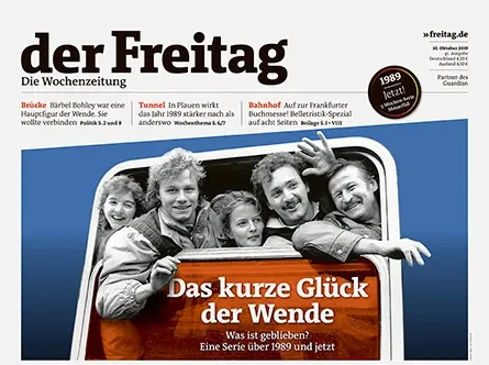 Cover der Freitag-Ausgabe 41/2019
