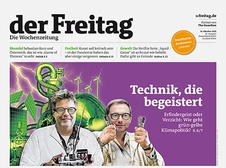 Cover der Freitag-Ausgabe 41/2021