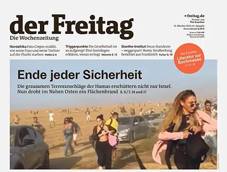 Cover der Freitag-Ausgabe 41/2023
