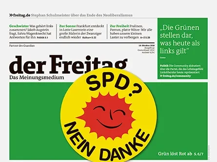 Cover der Freitag-Ausgabe 42/2018