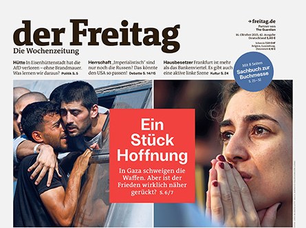 Cover der Freitag-Ausgabe 42/2025