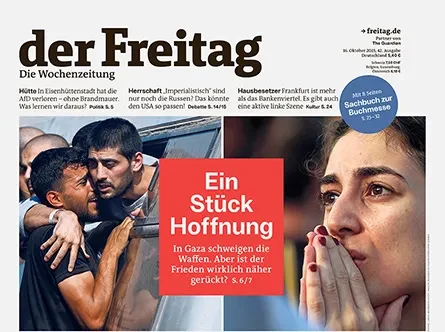 Cover der Freitag-Ausgabe 42/2025