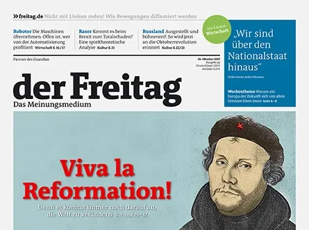Cover der Freitag-Ausgabe 43/2017