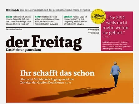 Cover der Freitag-Ausgabe 44/2018