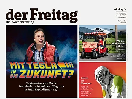 Cover der Freitag-Ausgabe 44/2020
