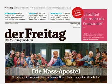 Cover der Freitag-Ausgabe 46/2016