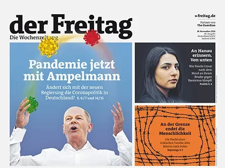 Cover der Freitag-Ausgabe 46/2021