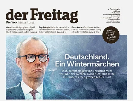 Cover der Freitag-Ausgabe 46/2024