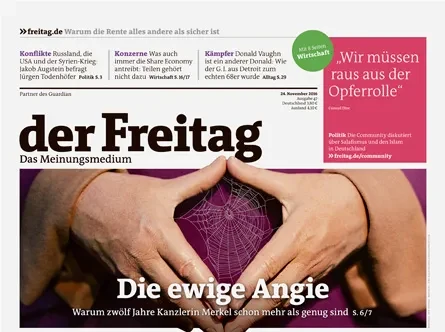 Cover der Freitag-Ausgabe 47/2016