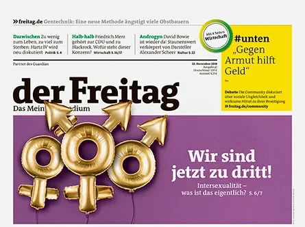 Cover der Freitag-Ausgabe 47/2018