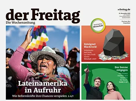 Cover der Freitag-Ausgabe 47/2019