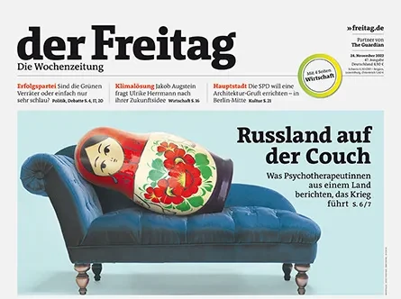 Cover der Freitag-Ausgabe 47/2022