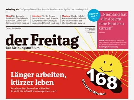 Cover der Freitag-Ausgabe 48/2016