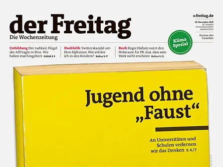 Cover der Freitag-Ausgabe 48/2019