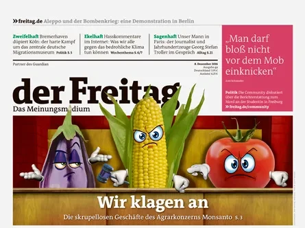Cover der Freitag-Ausgabe 49/2016