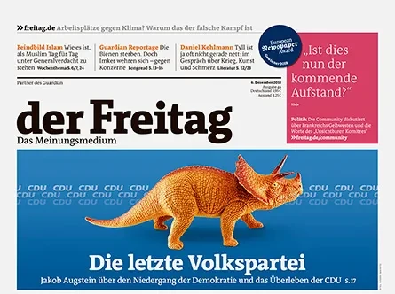 Cover der Freitag-Ausgabe 49/2018