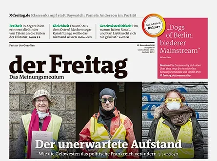 Cover der Freitag-Ausgabe 50/2018