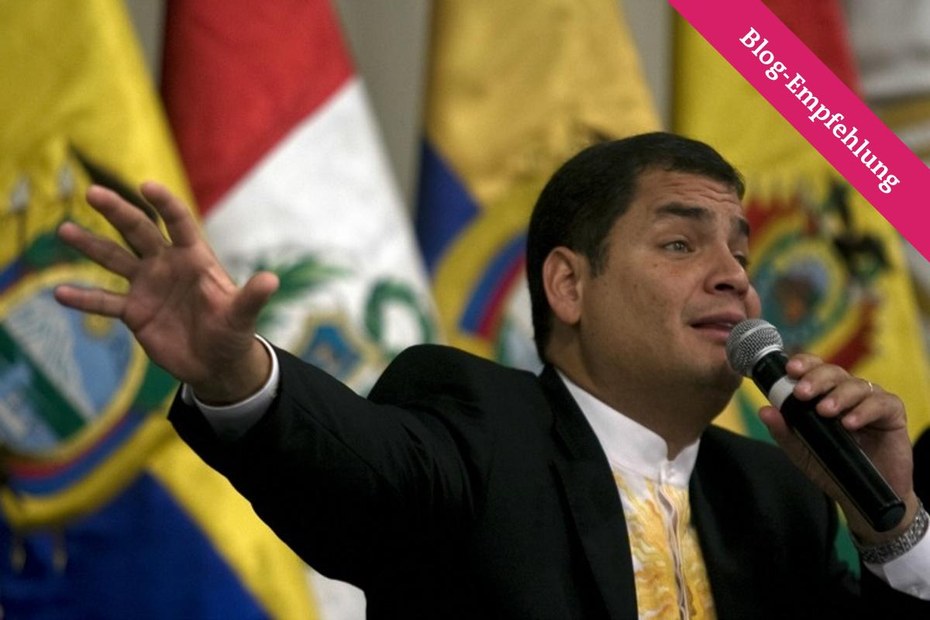 Überzeugungsarbeit? Der ecuadorianische Staatspräsident Rafael Correa