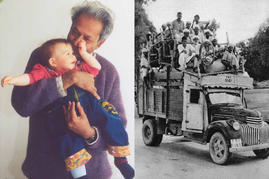 Die Teilung Indiens zwang viele zur Flucht – so auch den Großvater unserer Autorin (links im Bild)
